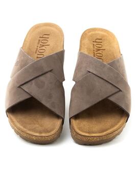 Sandalia Mujer Yokono Jerba-300 Taupe