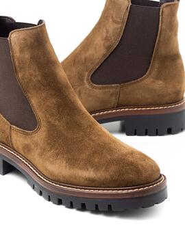 Botin Mujer Alpe Militare 2609 Castaño