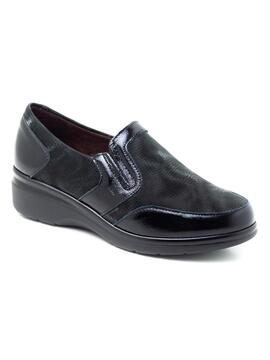 Mocasines Mujer Pitillos 10720 Negro