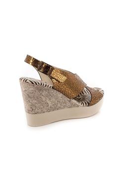 Sandalia Destroy De Piel Bronce D503451