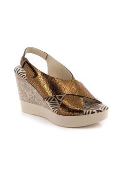 Sandalia Destroy De Piel Bronce D503451