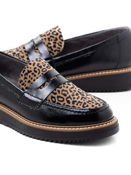 Mocasines Mujer Pitillod 10762 Negro