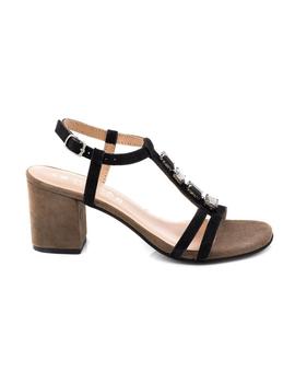 Sandalia Joyca De Piel Negro 53119