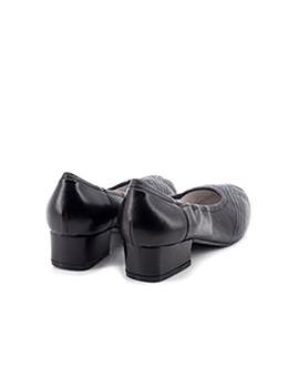 Zapato Salomon De Piel Negro 1222
