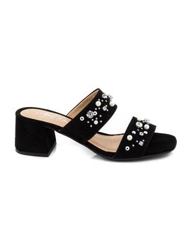 Sandalia Alpe De Piel Negro 37011205