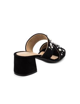 Sandalia Alpe De Piel Negro 37011205