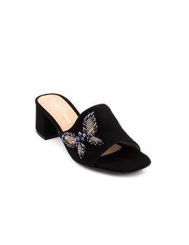 Sandalia Alpe De Piel Negro 37041205