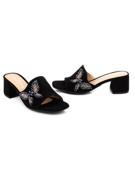 Sandalia Alpe De Piel Negro 37041205