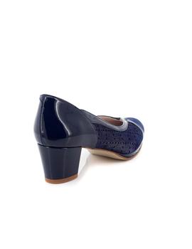Zapato Pasther De Piel Azul 1053