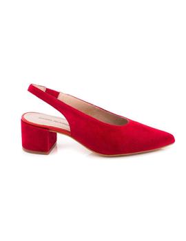 Zapato Angel Alarcon De Piel Rojo 18393