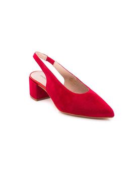 Zapato Angel Alarcon De Piel Rojo 18393