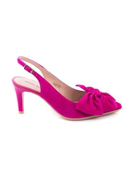 Zapato Angel Alarcon De Piel Fuxia 18357