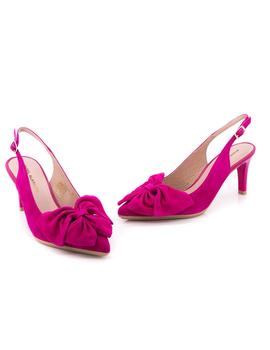 Zapato Angel Alarcon De Piel Fuxia 18357