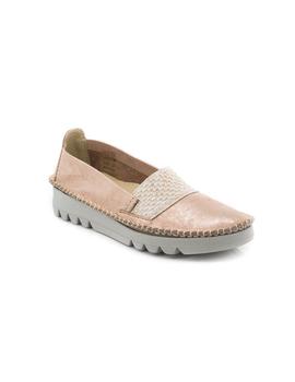 Zapato Flex-Go De Piel Oro SB0117