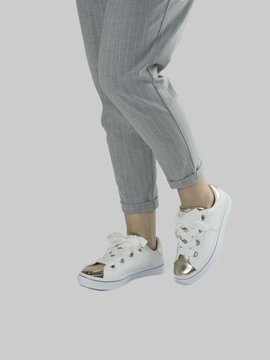 Deportivo Skechers De Piel Blanco 982 WTRG