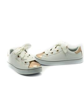 Deportivo Skechers De Piel Blanco 982 WTRG