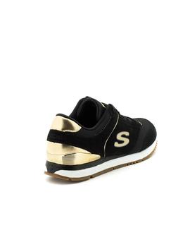 Deportivo Skechers De Piel Negro 910 BLK