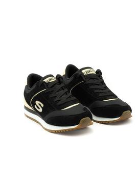 Deportivo Skechers De Piel Negro 910 BLK