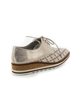 Zapato Dorking De Piel Dorado 7152-MR