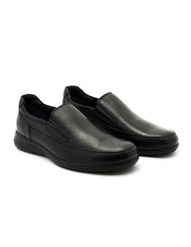 Mocasin Sison De Piel Negro 79,1