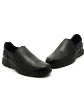 Mocasin Sison De Piel Negro 79,1