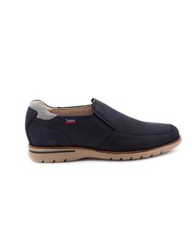 Zapato Callaghan De Piel Azul 14204