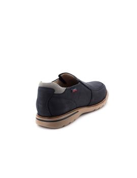 Zapato Callaghan De Piel Azul 14204