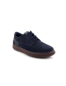 Zapato Callaghan De Piel Azul 12200