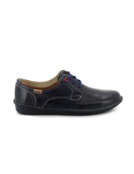 Zapato Pikolinos De Piel Azul M7B-4230
