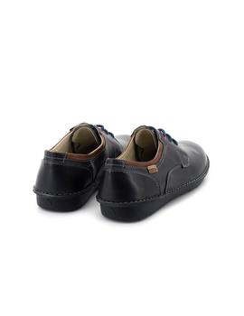 Zapato Pikolinos De Piel Azul M7B-4230