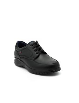 Zapato Callaghan De Piel Negro 12700
