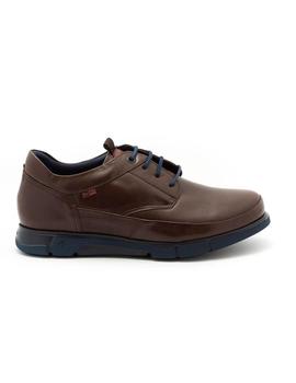 Zapato Fluchos De Piel Marron F0402