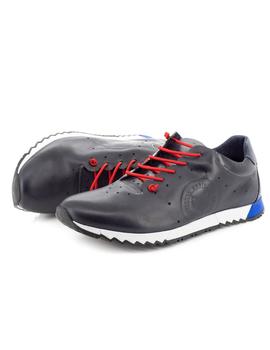 Zapato Be Cool De Piel Azul 2837