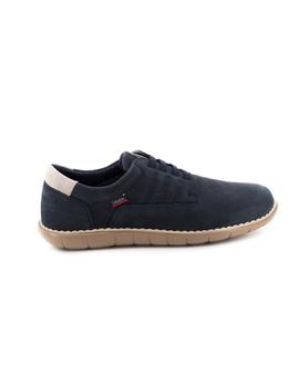 Zapato Callaghan De Piel Azul 11004