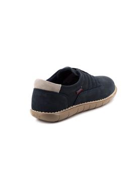 Zapato Callaghan De Piel Azul 11004