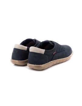 Zapato Callaghan De Piel Azul 11004