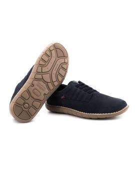 Zapato Callaghan De Piel Azul 11004