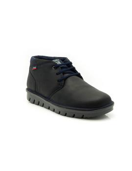 Botin Callaghan De Piel Azul 16701