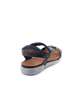 Sandalia KangaRoos De Piel Azul 966-14