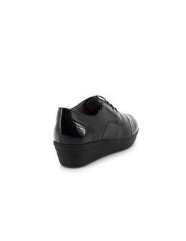 Zapato FlexGo De Piel Negro 18W50009