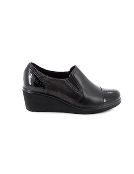 Zapato Pitillos De Piel Negro 1224