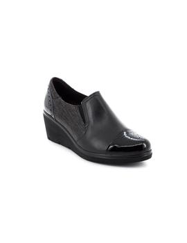 Zapato Pitillos De Piel Negro 1224