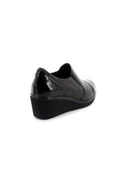 Zapato Pitillos De Piel Negro 1224