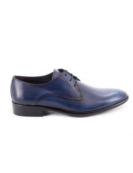 Zapato Donatelli De Piel Azul 9843