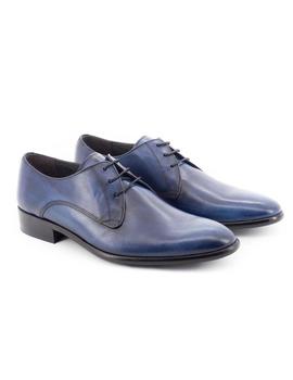 Zapato Donatelli De Piel Azul 9843