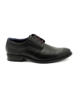 Zapato Fluchos De Piel Negro Heracles