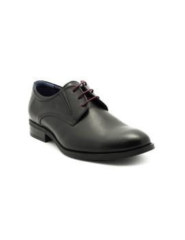 Zapato Fluchos De Piel Negro Heracles