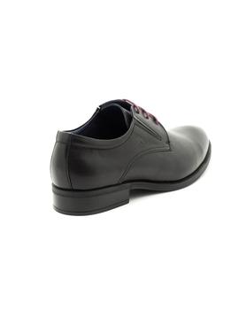 Zapato Fluchos De Piel Negro Heracles