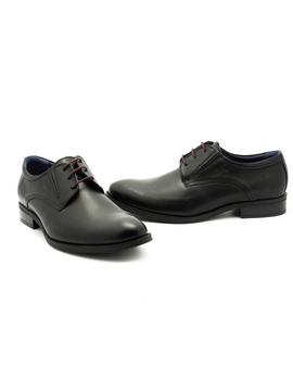 Zapato Fluchos De Piel Negro Heracles