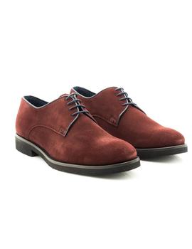 Zapato Esteve De Piel Burdeos 3417